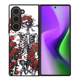 Grateful Dead Bones And Roses Samsung Galaxy Z Fold 6 Case