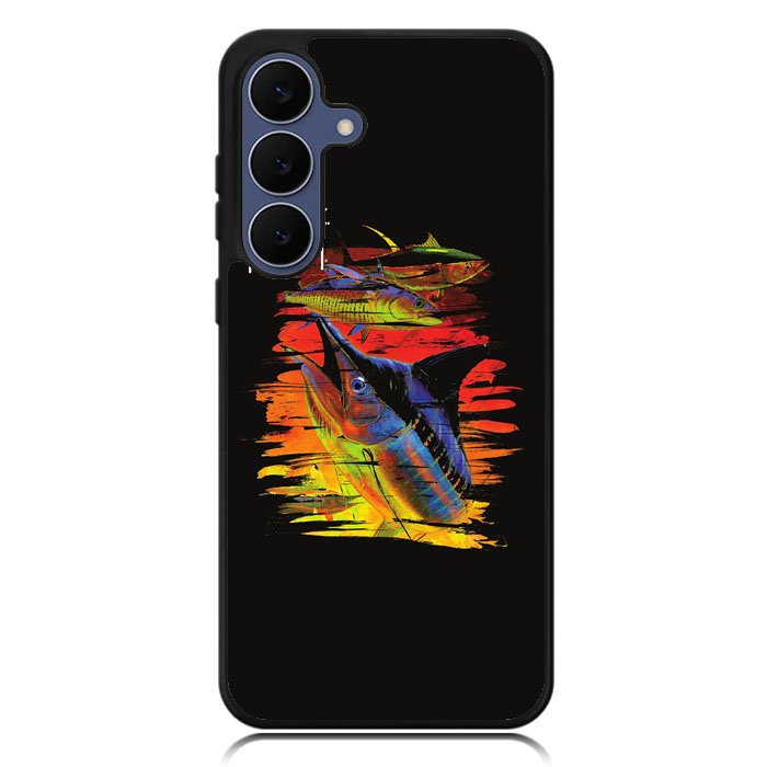 Guy Harvey Island Marlin Boat Samsung Galaxy S25 FE Case OV9626