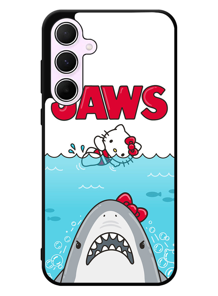 Jaws Hello Kitty Samsung Galaxy A55 5G Case