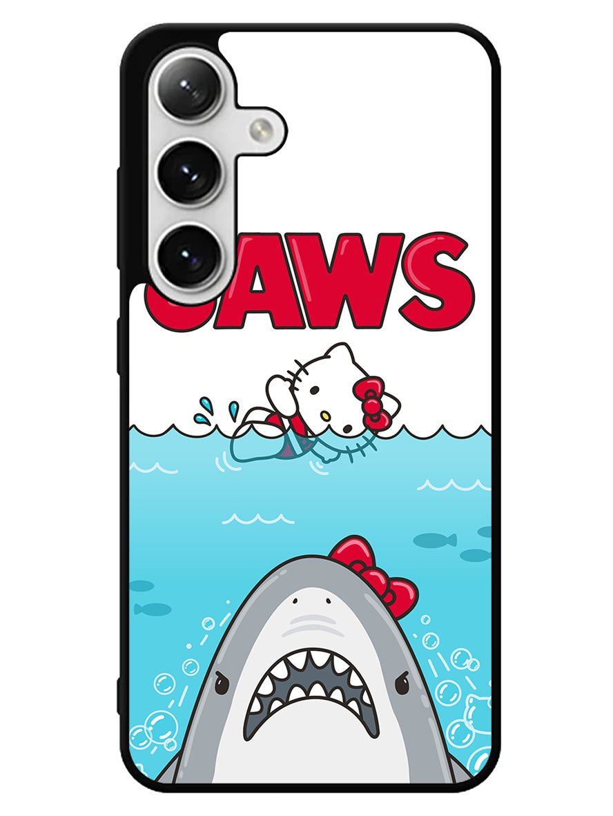 Jaws Hello Kitty Samsung Galaxy S25 5G Case