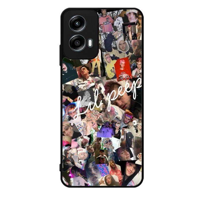 Lil Peep Collage Motorola Moto G Play 2024 Case OV9630