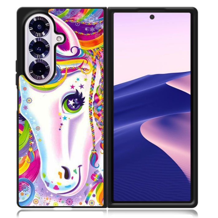 Rainbow Horse Samsung Galaxy Z Fold 7 Case OV9637