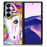 Rainbow Horse Samsung Galaxy Z Fold 7 Case OV9637