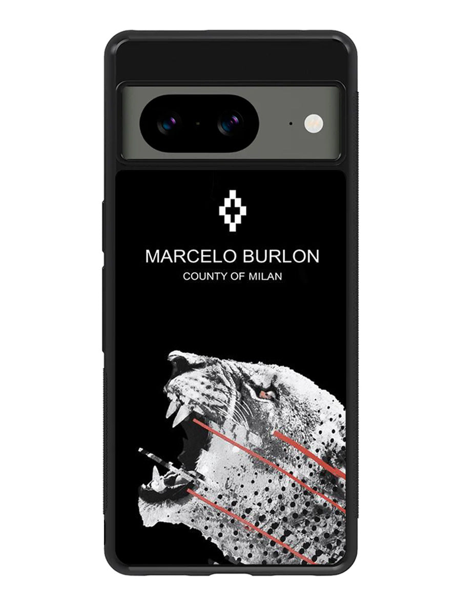 Marcelo Burlon Tiger Google Pixel 8A Case QC9634