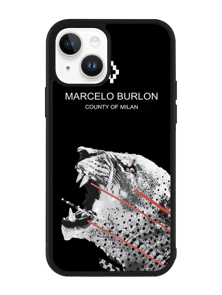 Marcelo Burlon Tiger iPhone 14 Plus Case QC9634