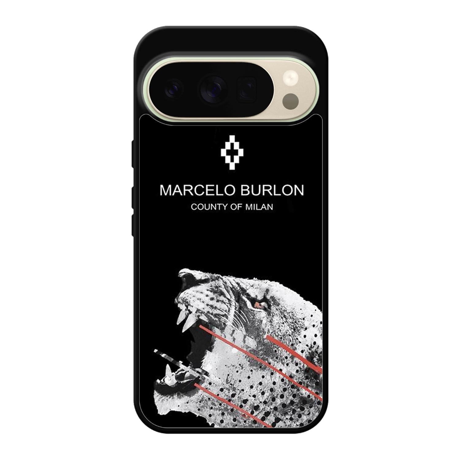 Marcelo Burlon Tiger Google Pixel 10 Pro Case QC9634