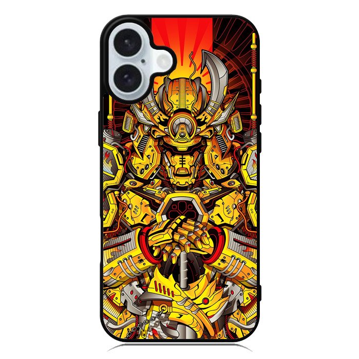 Mecha Samurai iPhone 16 Case QC9635