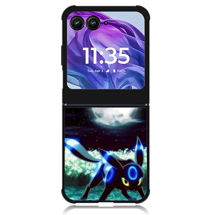 Pokemon Umbreon Night Mont Motorola Moto Razr Plus 2024 , Moto Razr+ 2024 Case