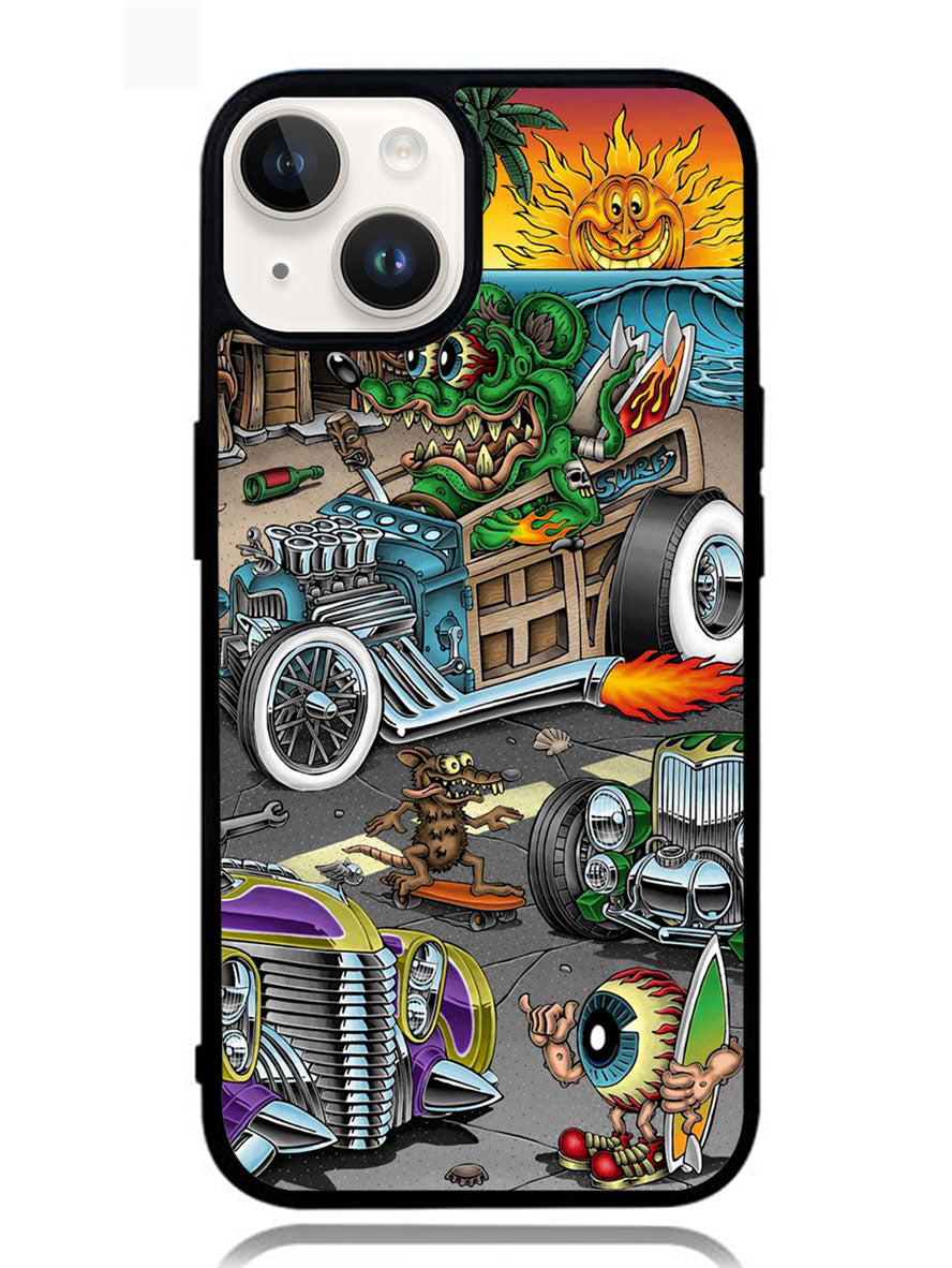 Rat Fink Speedles iPhone 14 Case OV9605