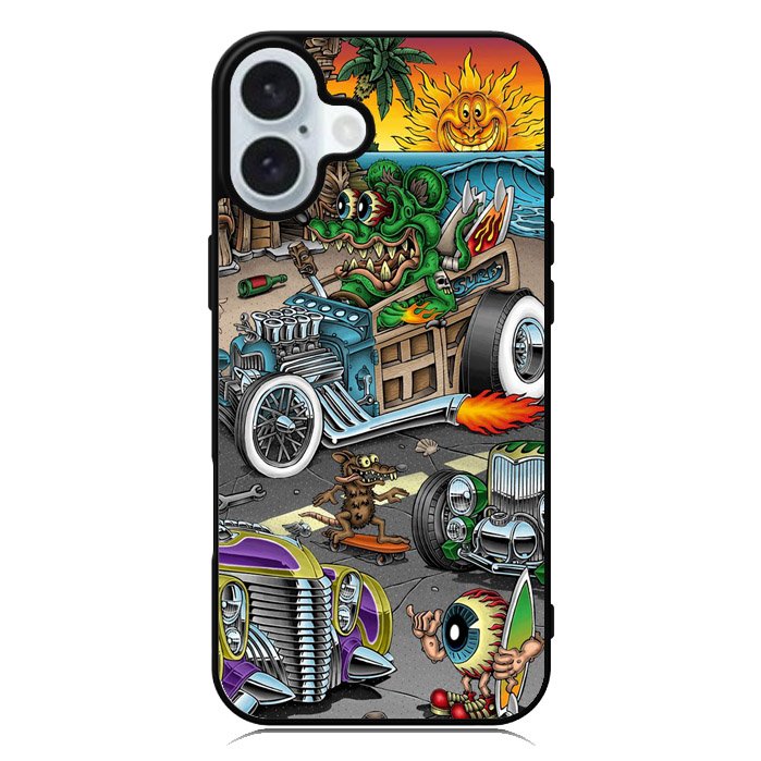 Rat Fink Speedles iPhone 16 Plus Case
