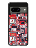St Louis Cardinals Baseball Doodle Log Google Pixel 8 Case QC9600