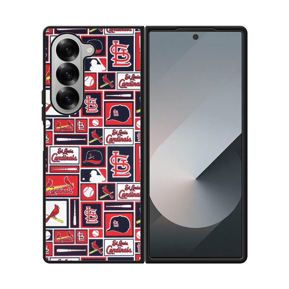 St Louis Cardinals Baseball Doodle Log Samsung Galaxy Z Fold 7 5G Case OV9600