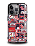 St Louis Cardinals Baseball Doodle Log iPhone 16 Pro Max Case OV9600