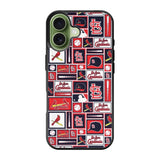 St Louis Cardinals Baseball Doodle Log iPhone 17 Case OV9600