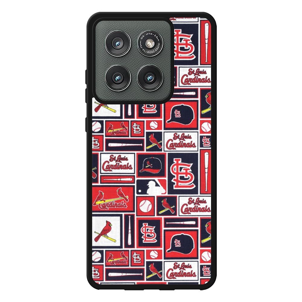 St Louis Cardinals Baseball Doodle Log Motorola Moto Edge 2025 Case OV9600