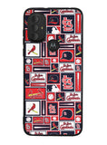 St Louis Cardinals Baseball Doodle Log Motorola Moto G Pure 2021 , Moto G Power 2022 Case OV9600
