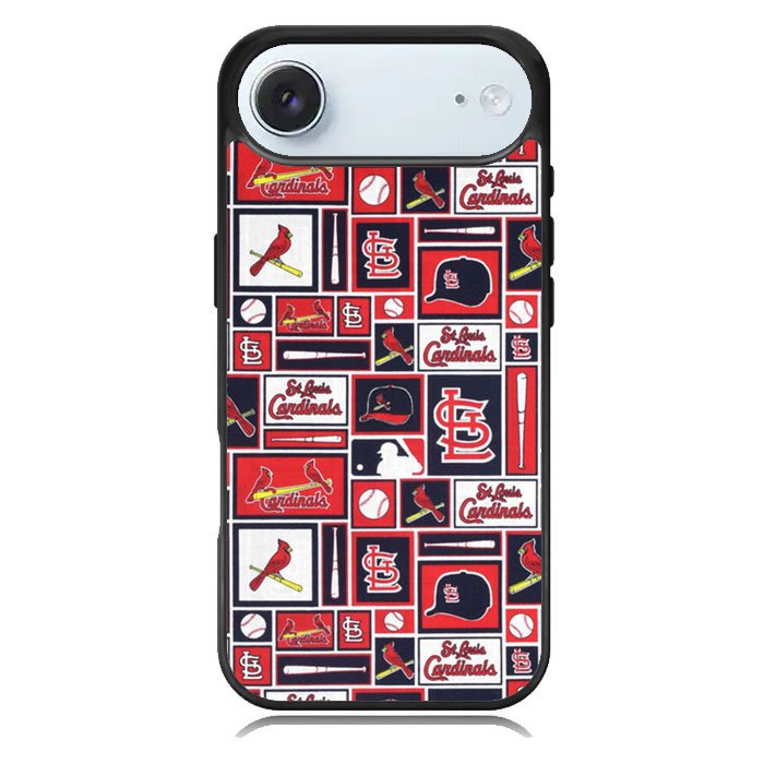 St Louis Cardinals Baseball Doodle Log iPhone 17 Air Case OV9600