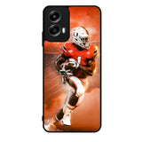 University of Miami Footbal Motorola Moto G Play 2024 Case OV9597