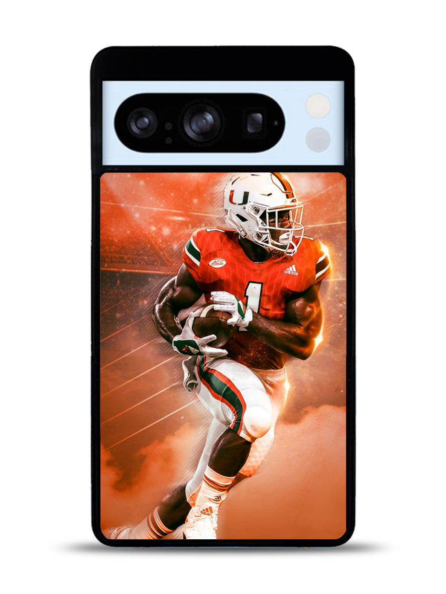 University of Miami Footbal Google Pixel 8 Pro Case QC9597
