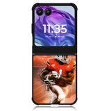 University of Miami Footbal Motorola Moto Razr Plus 2024 , Moto Razr+ 2024 Case OV9597