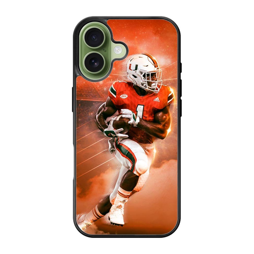 University of Miami Footbal iPhone 17 Case OV9597