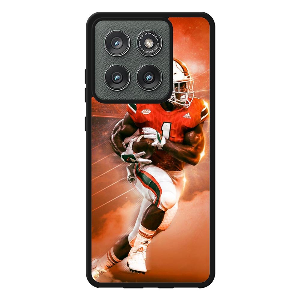 University of Miami Footbal Motorola Moto Edge 2025 Case OV9597