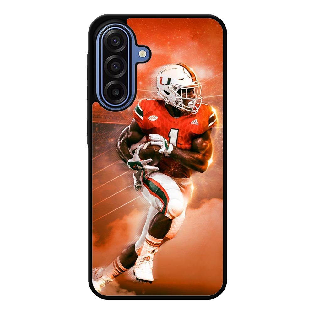 University of Miami Footbal Samsung Galaxy A17 Case OV9597