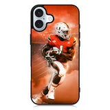 University of Miami Footbal iPhone 16 Plus Case QC9597