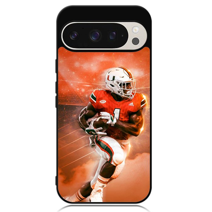 University of Miami Footbal Google Pixel 9 | Pixel 9 Pro Case OV9597