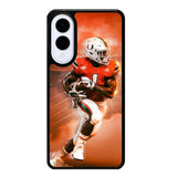University of Miami Footbal Samsung Galaxy S25 Edge 5G Case OV9597