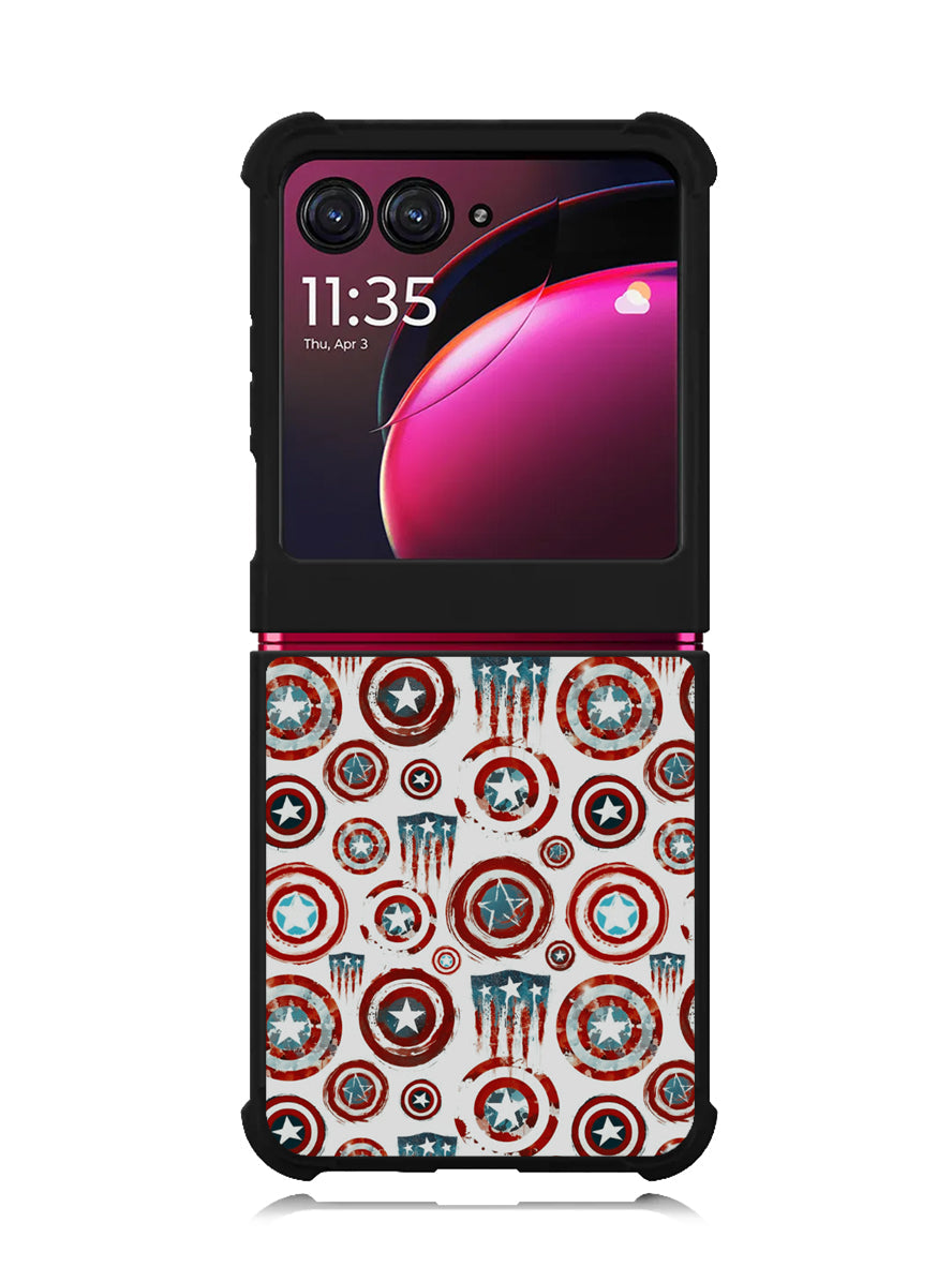 Wallpaper Shield Capt Americ Motorola Moto Razr Plus 2023 , Moto Razr+ 2023 Case OV9595