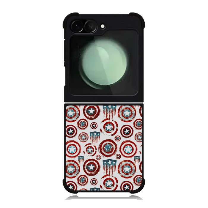 Wallpaper Shield Capt Americ Samsung Galaxy Z Flip 6 5G 2024 Case OV9595