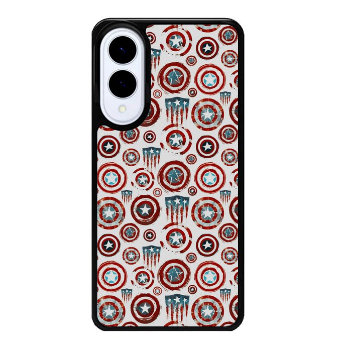 Wallpaper Shield Capt Americ Samsung Galaxy S25 Edge 5G Case OV9595