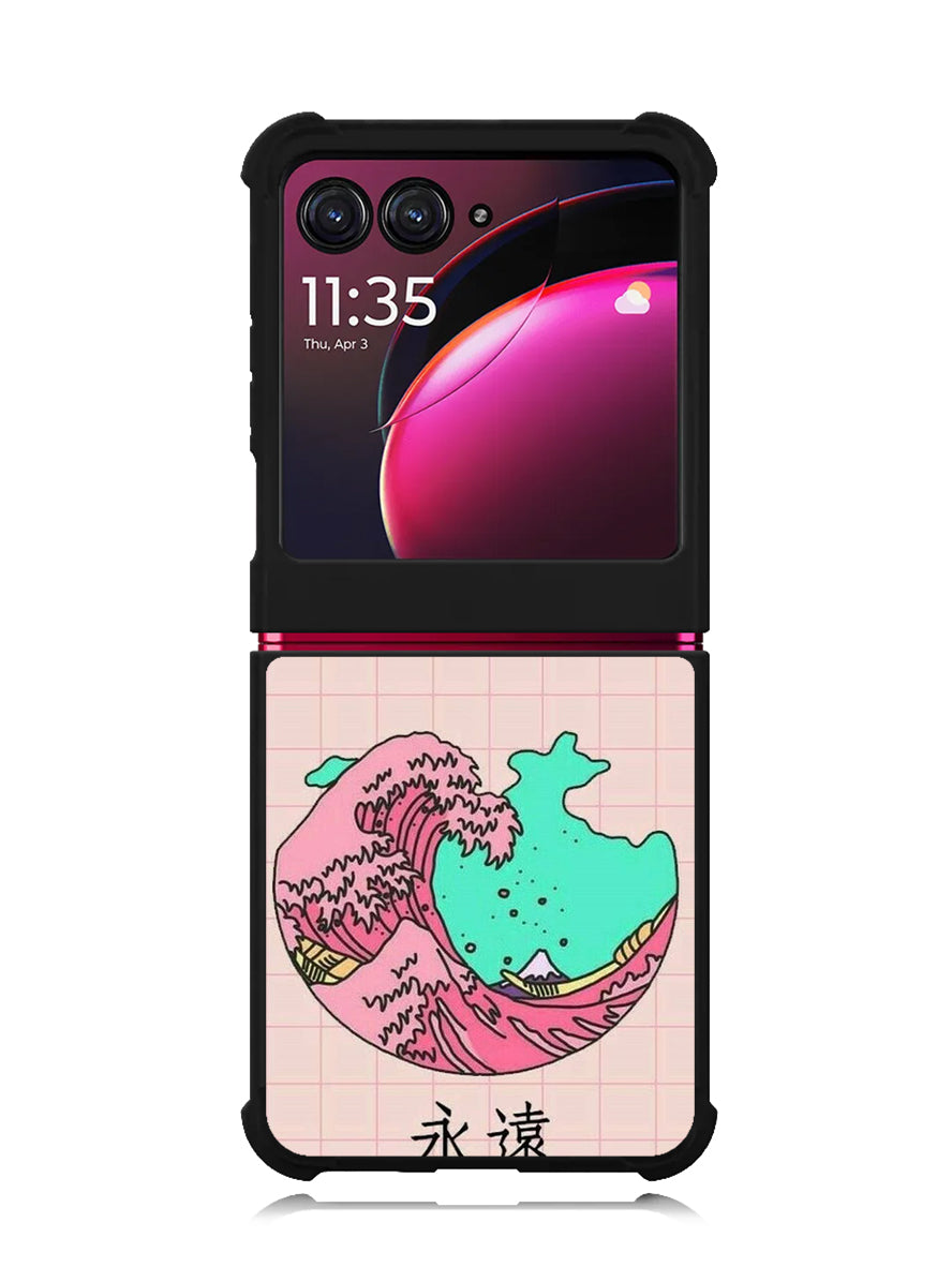 Aesthetic Japanese Motorola Moto Razr Plus 2023 , Moto Razr+ 2023 Case OV9086