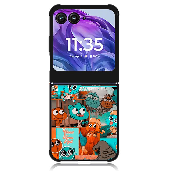 Amazing World of Gumball Motorola Moto Razr Plus 2024 , Moto Razr+ 2024 Case OV9085