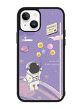 Astronaut Purple iPhone 15 Plus Case OV9083