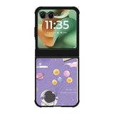 Astronaut Purple Motorola Moto RAZR 2025 Case OV9083