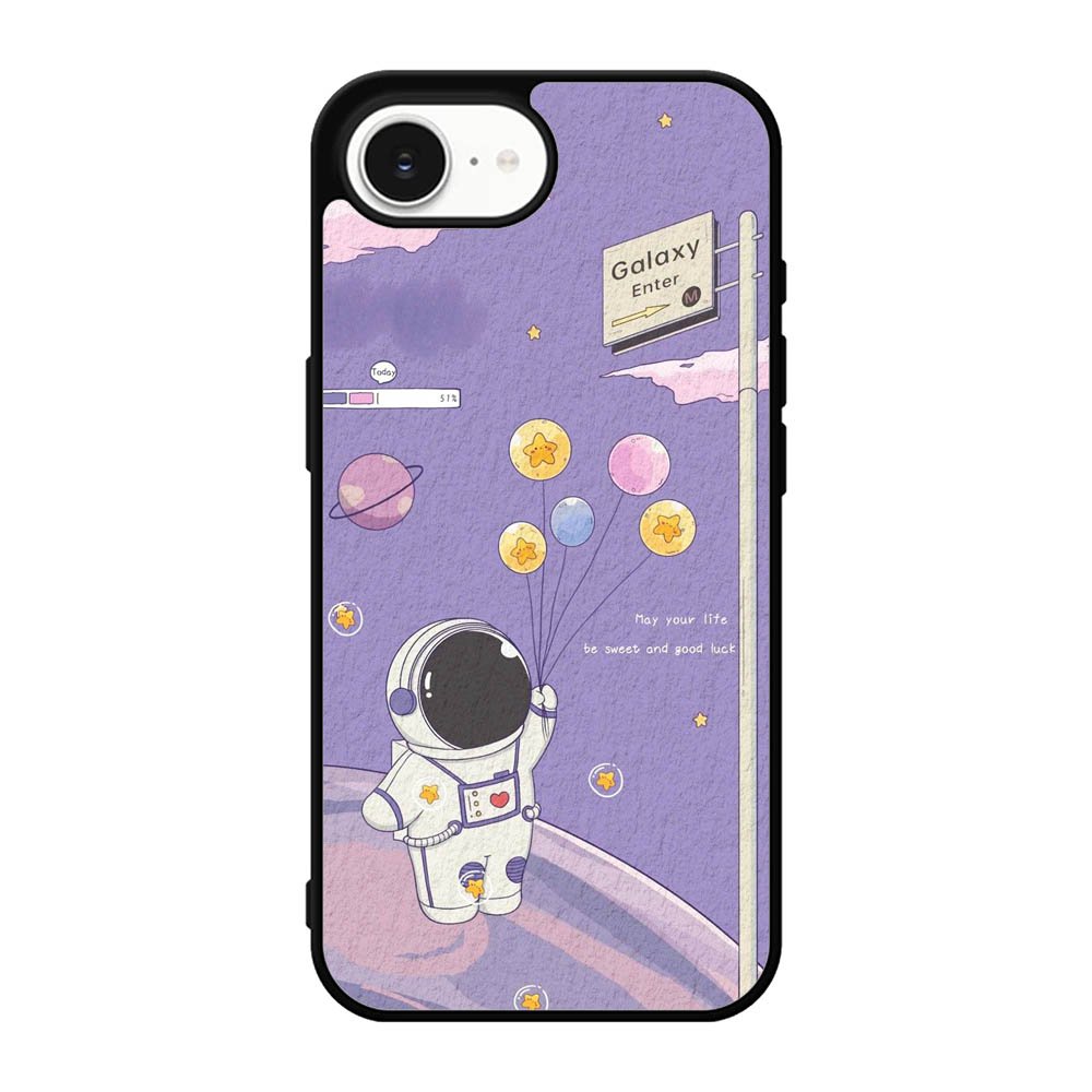 Astronaut Purple iPhone 17e Case OV9083