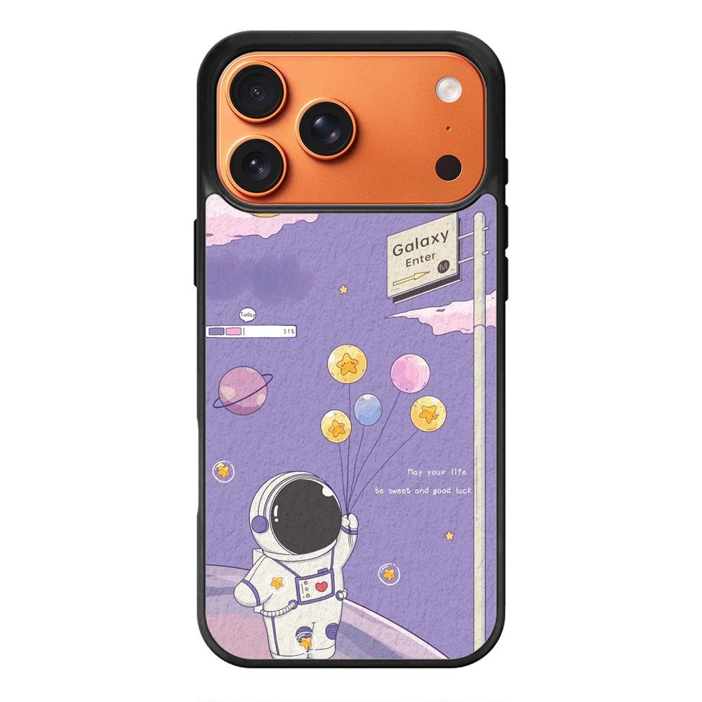 Astronaut Purple iPhone 17 Pro Max Case OV9083