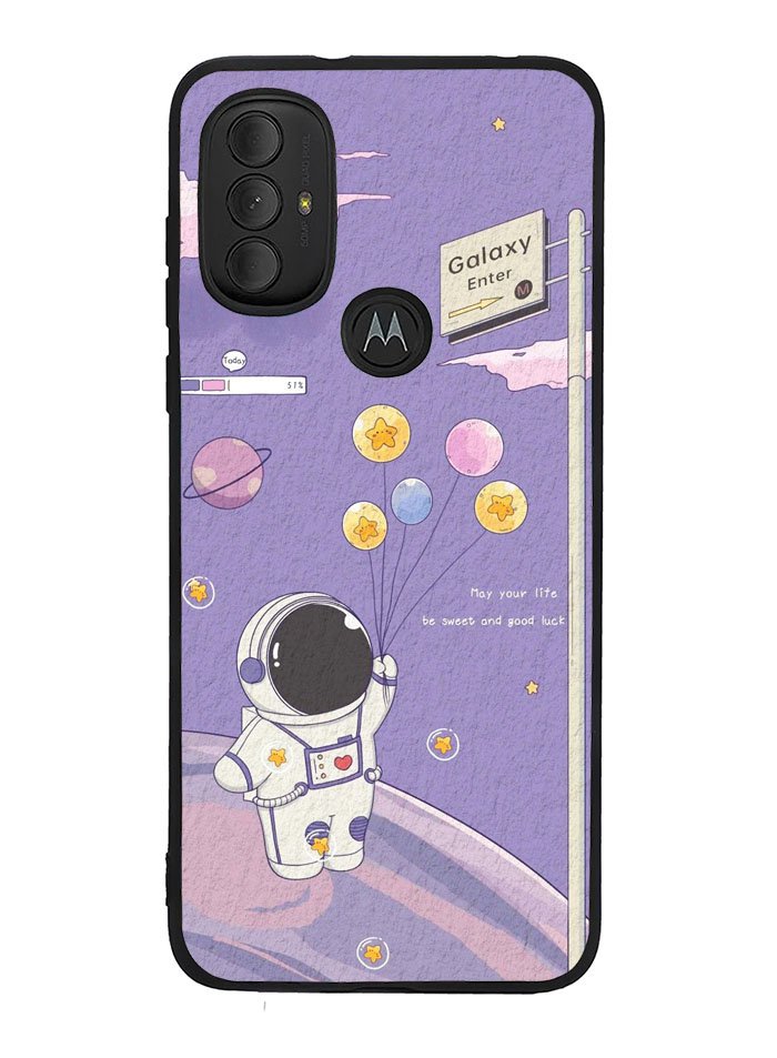 Astronaut Purple Motorola Moto G Pure 2021 , Moto G Power 2022 Case OV9083