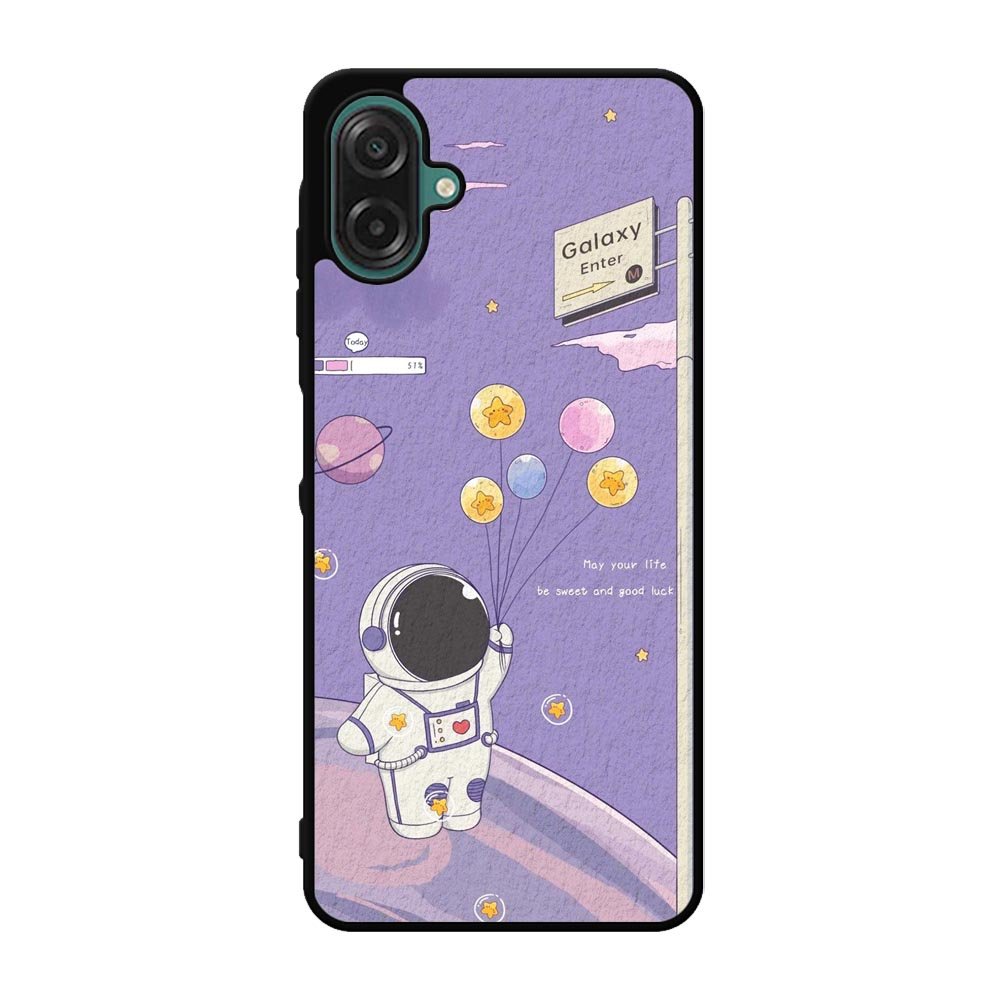 Astronaut Purple Samsung Galaxy A07 Case OV9083