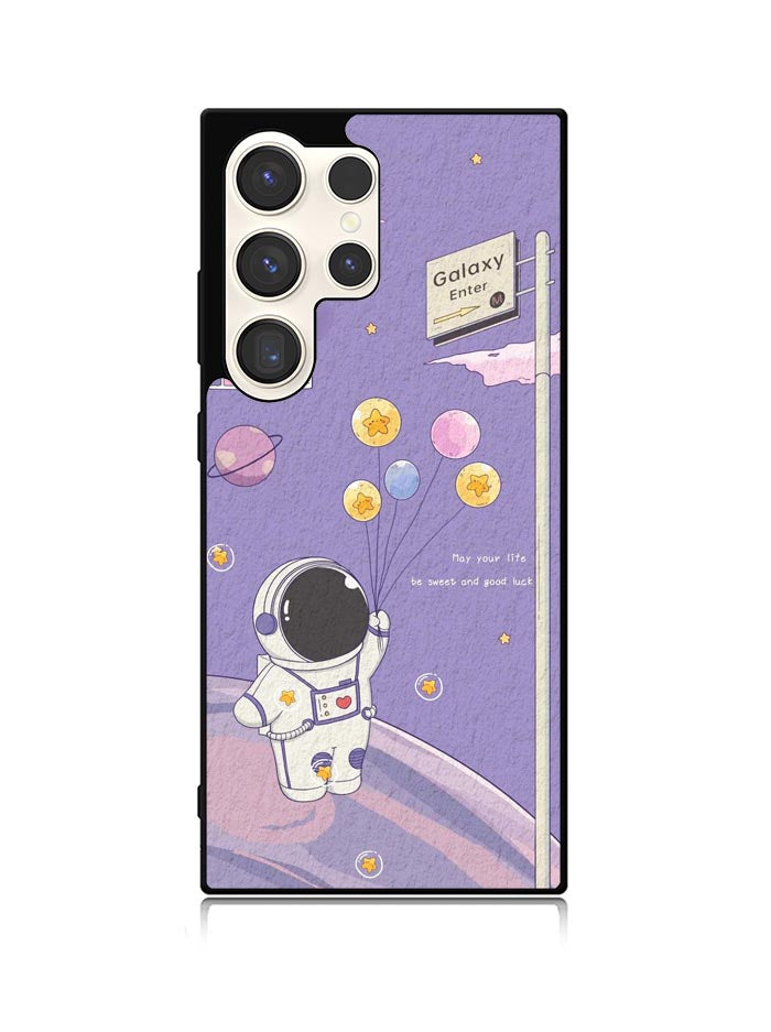 Astronaut Purple Samsung Galaxy S25 Ultra 5G Case QC9083