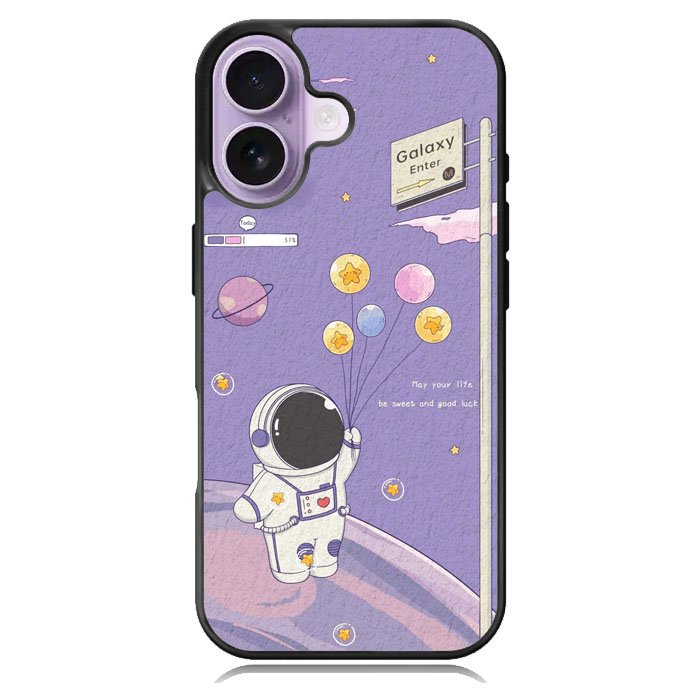 Astronaut Purple iPhone 17 Case OV9083