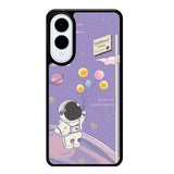Astronaut Purple Samsung Galaxy S25 Edge 5G Case OV9083