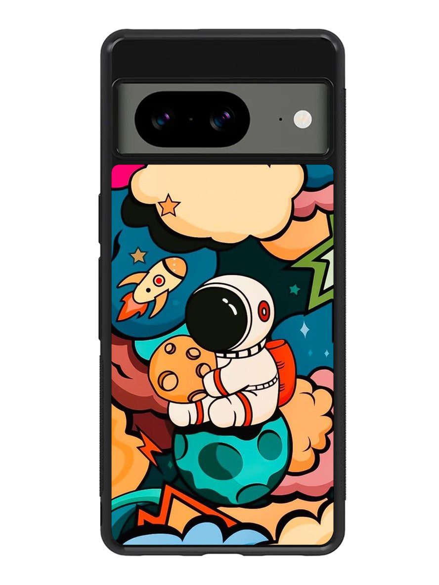 Astronout Art Google Pixel 8A Case QC9082