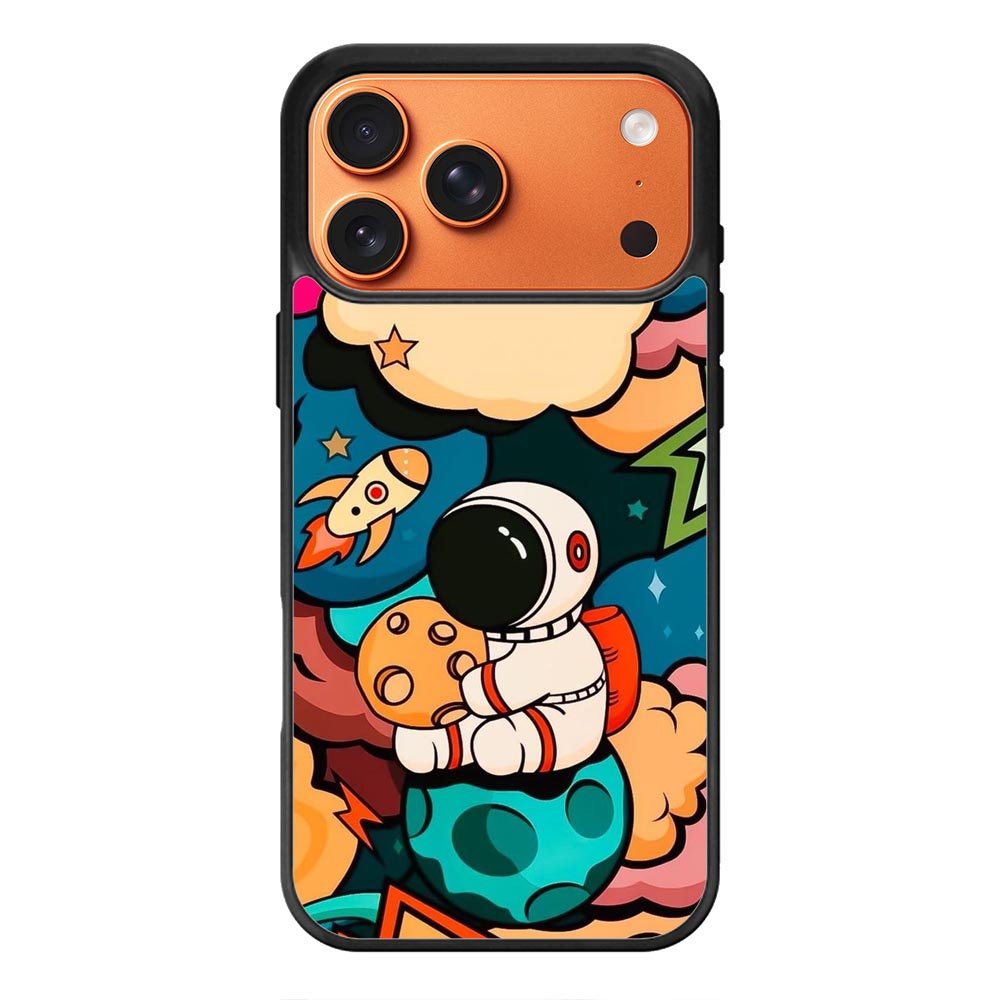 Astronout Art iPhone 17 Pro Case QC9082
