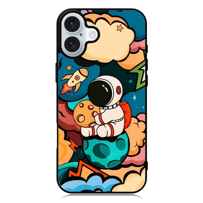 Astronout Art iPhone 16 Case QC9082