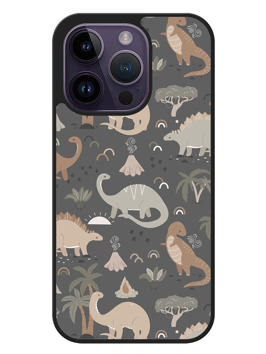 Cute Dinosaurs iPhone 14 Pro Max Case OV9076