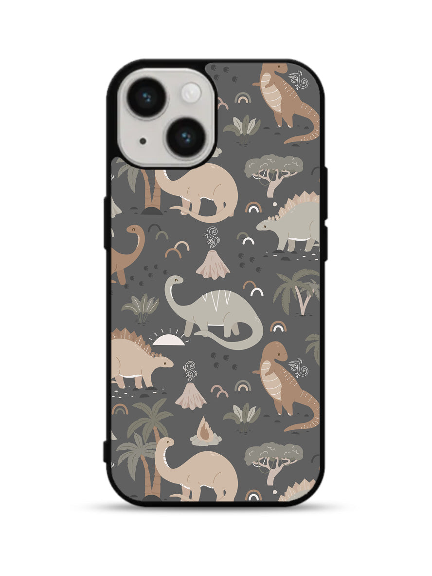 Cute Dinosaurs iPhone 15 Plus Case
