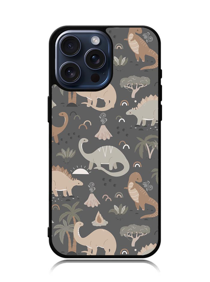Cute Dinosaurs iPhone 15 Pro Max Case OV9076